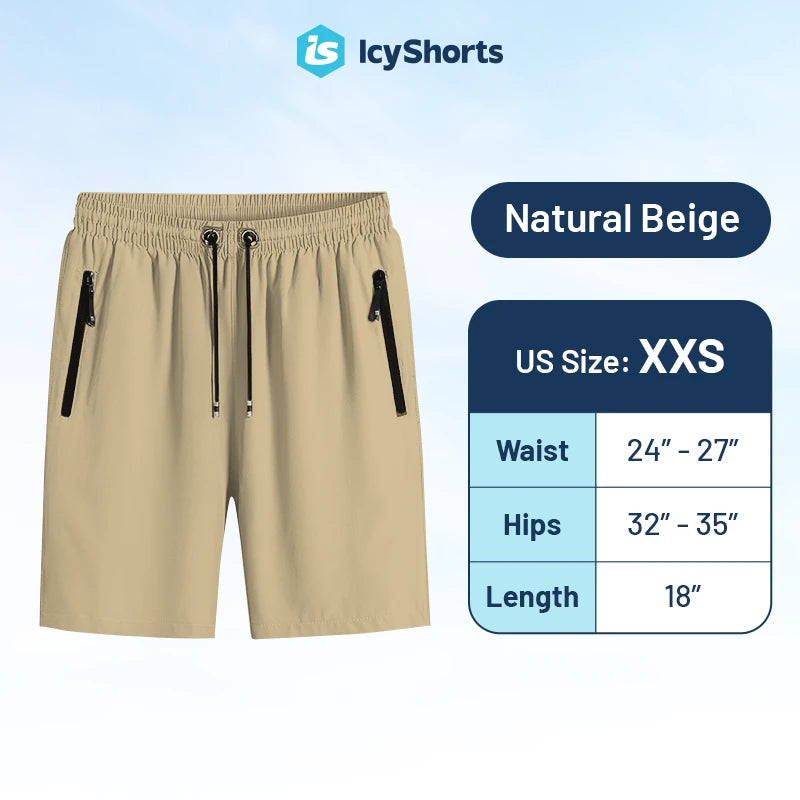Icy Shorts - Unisex Ice Silk Stretch Quick-Dry Shorts