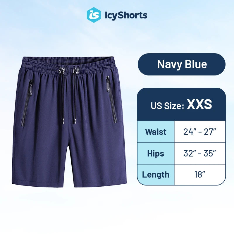Icy Shorts - Unisex Ice Silk Stretch Quick-Dry Shorts