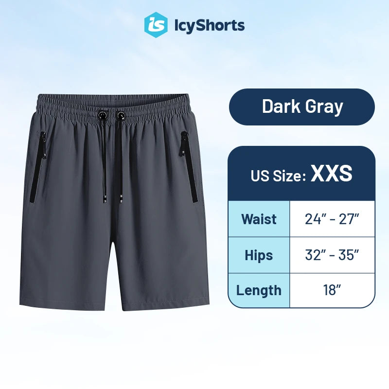 Icy Shorts - Unisex Ice Silk Stretch Quick-Dry Shorts