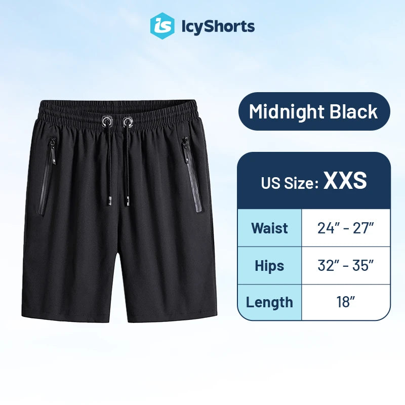 Icy Shorts - Unisex Ice Silk Stretch Quick-Dry Shorts