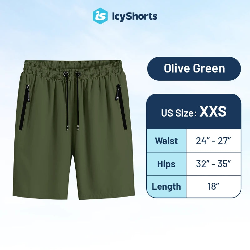 Icy Shorts - Unisex Ice Silk Stretch Quick-Dry Shorts