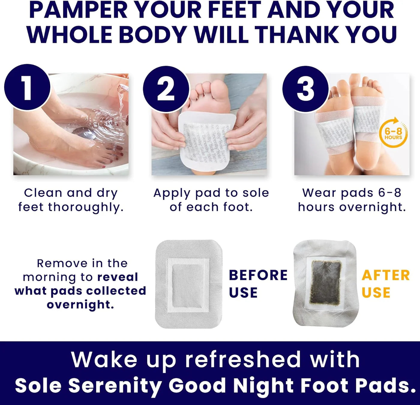 Sleep® Detox Foot Pads