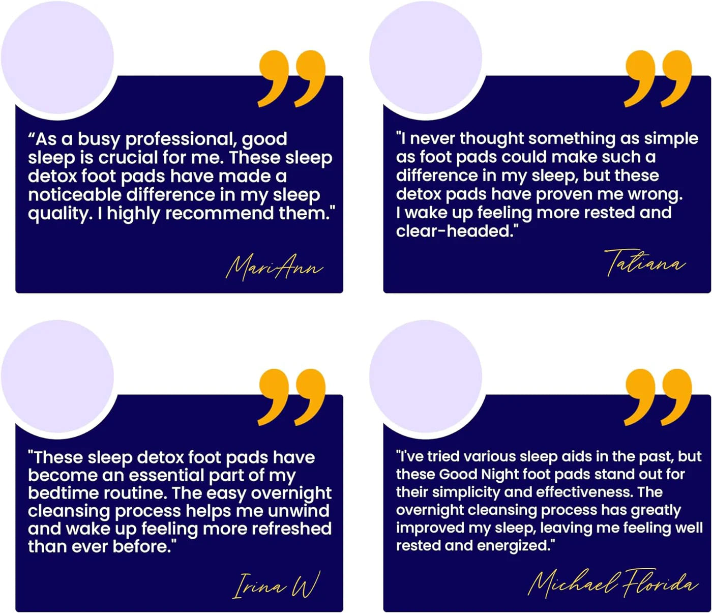 Sleep® Detox Foot Pads