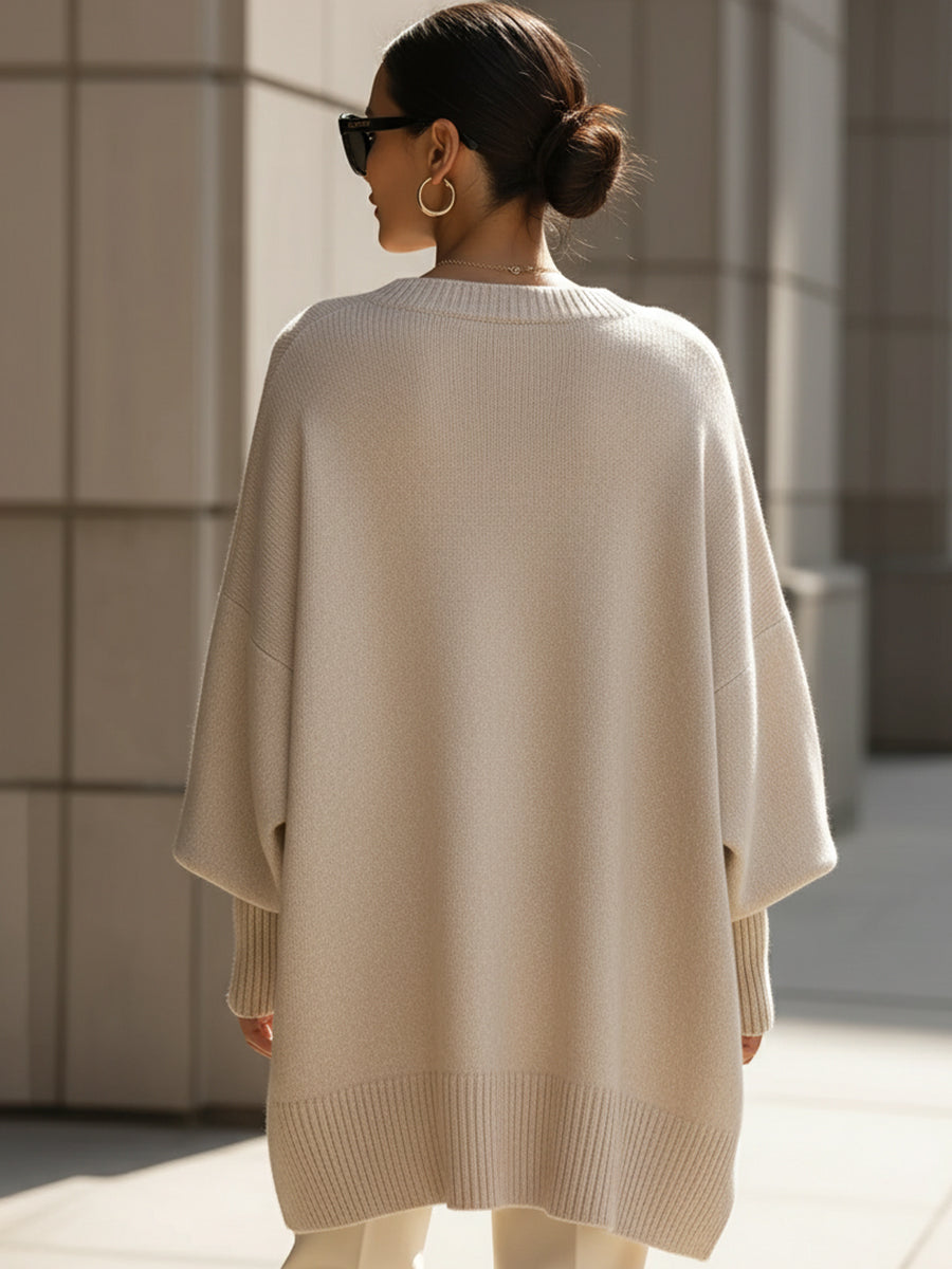 Clare Knit Poncho Sweater