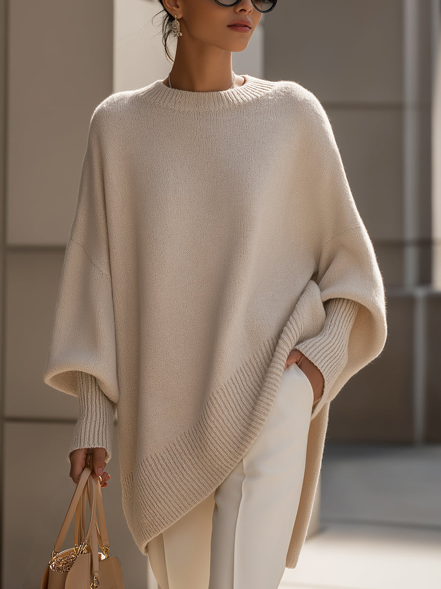 Clare Knit Poncho Sweater