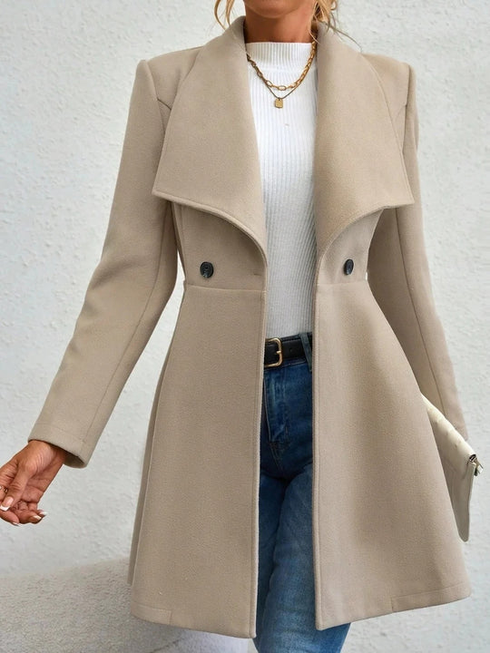 Evelyn™ | Elegant Winter Wool Coat