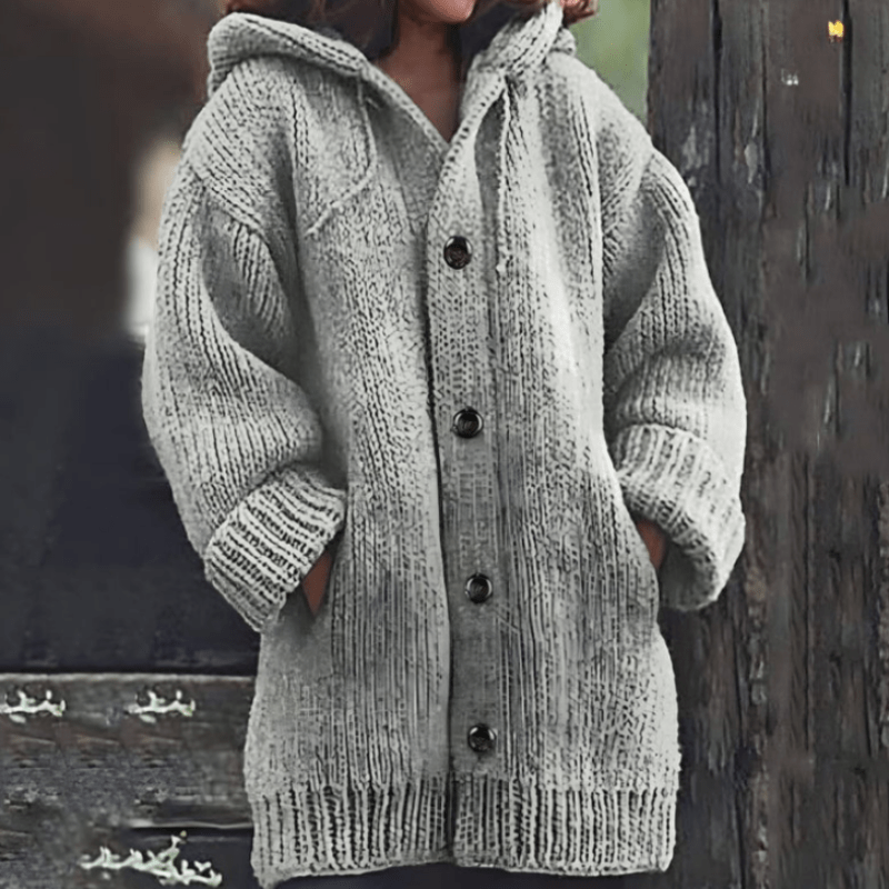 Alma™ | Knitted Hooded Coat