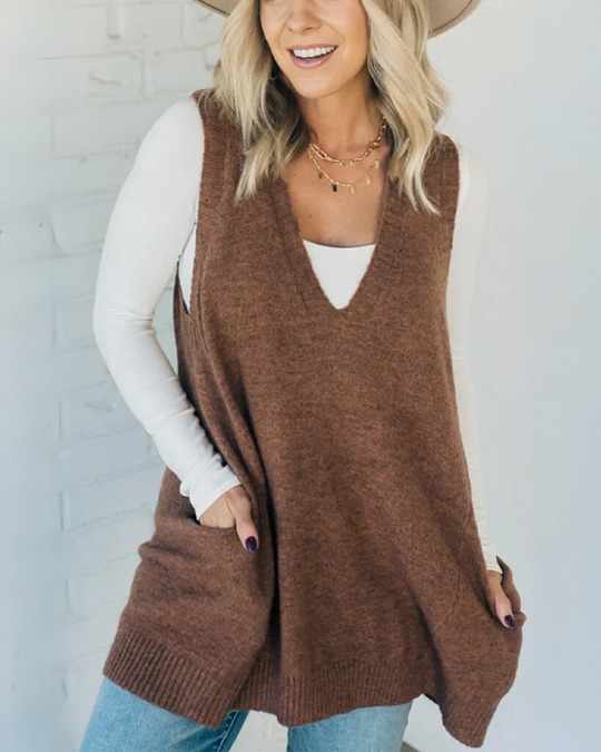 The Layer Luxe Cozy Knit Vest