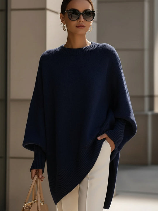 Clare Knit Poncho Sweater