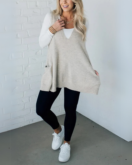 The Layer Luxe Cozy Knit Vest