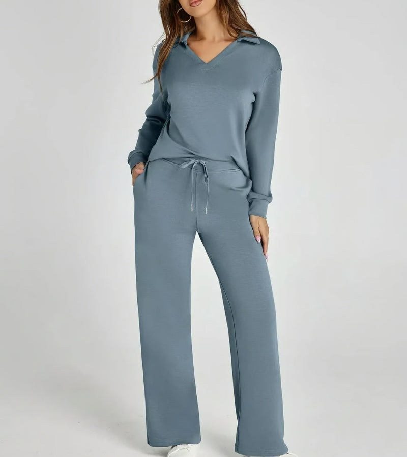 Alivia | Two-Piece Set with Flared Pants