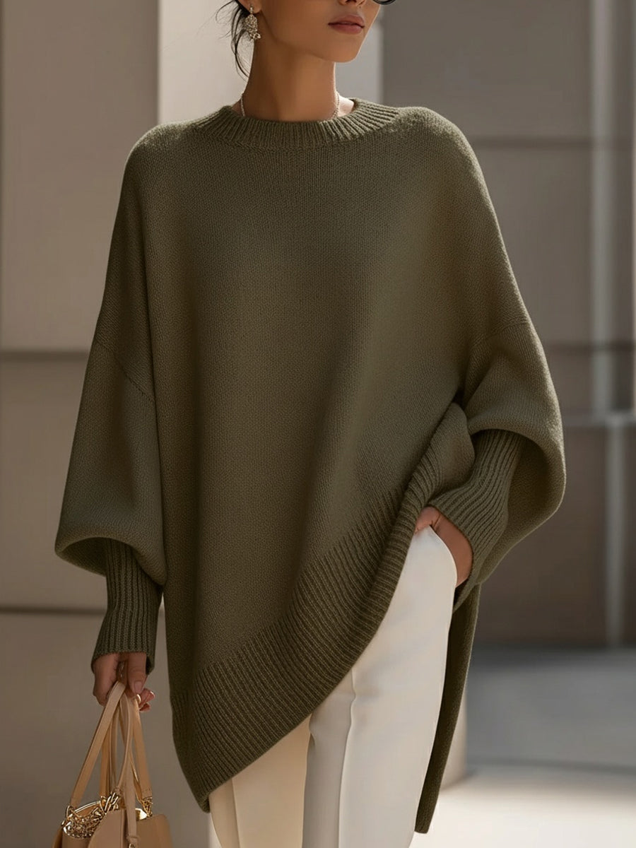 Clare Knit Poncho Sweater