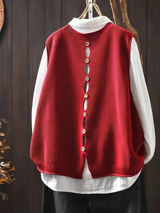 The Classic Knit Layer Vest