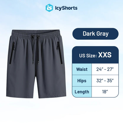 Icy Shorts - Unisex Ice Silk Stretch Quick-Dry Shorts