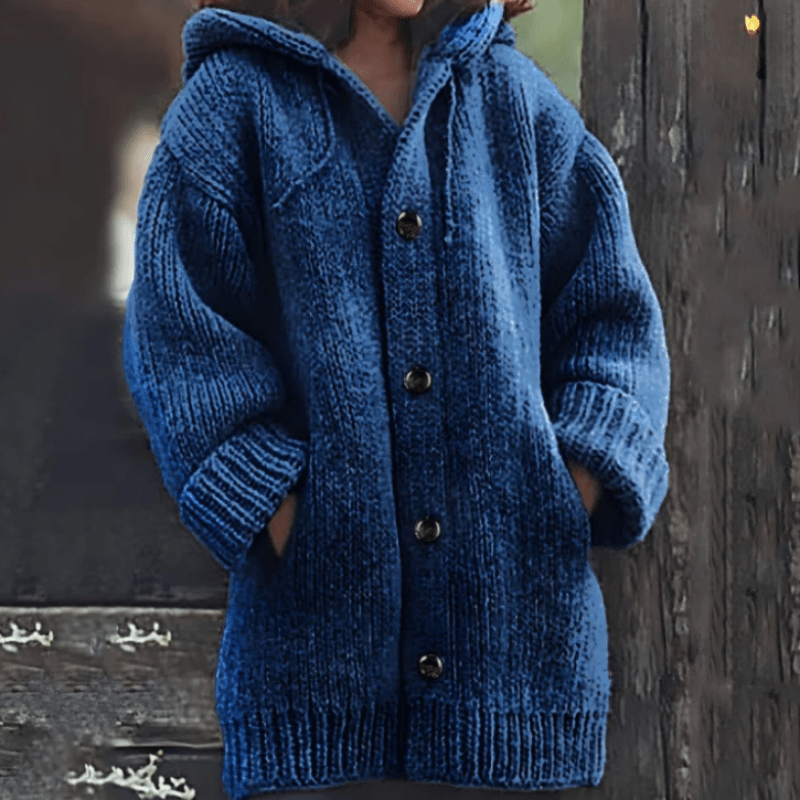 Alma™ | Knitted Hooded Coat