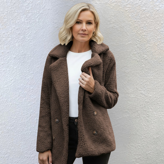 Evelyn™ – Premium Teddy Sherpa Coat
