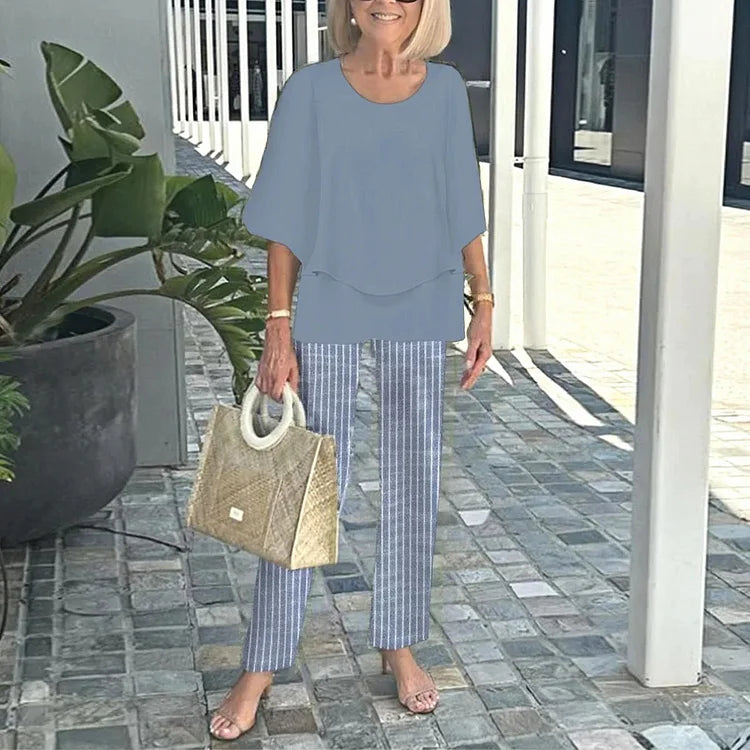 Monique | Trendy Printed Two-Piece Set