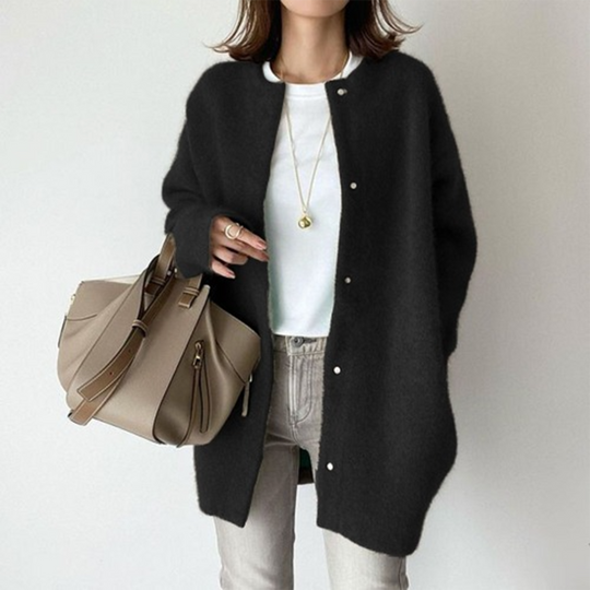 The “Camille Silhouette” Layering Cardigan
