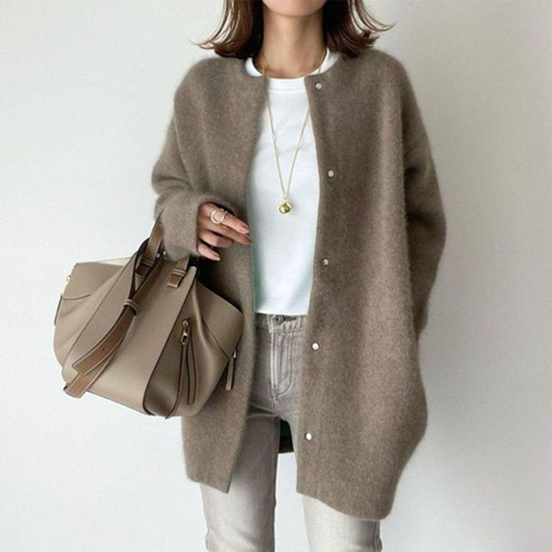 The “Camille Silhouette” Layering Cardigan