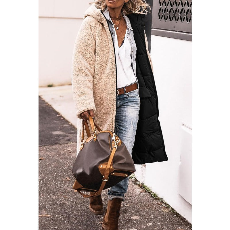 Amelia - Elegant Reversible Coat for Women