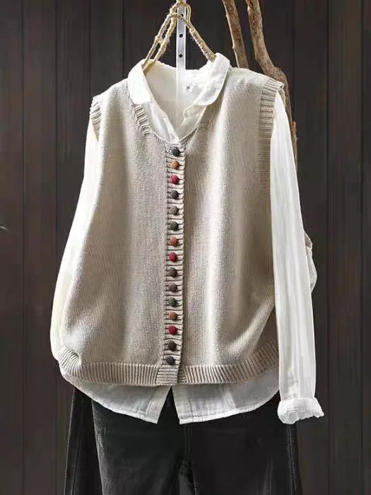 The Evelyn Knit Vest