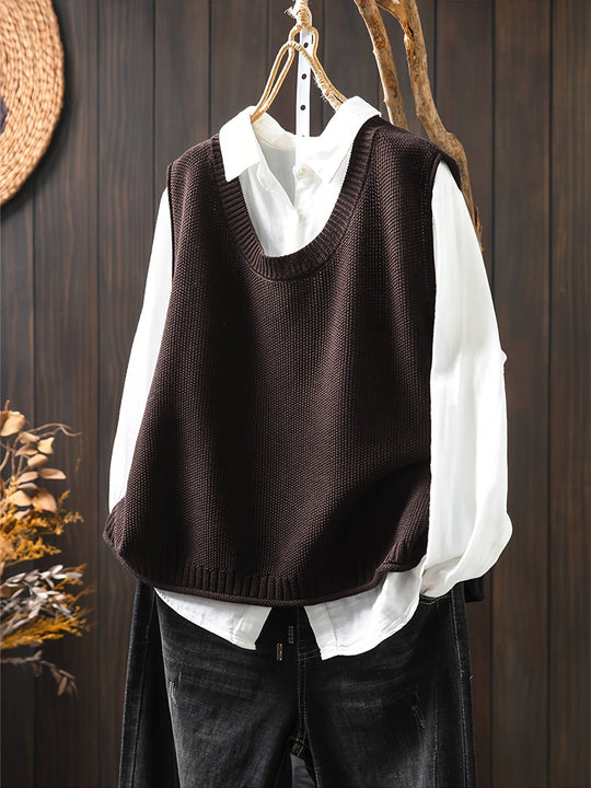 The Classic Knit Layer Vest
