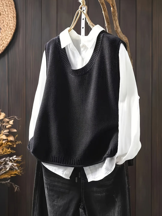 The Classic Knit Layer Vest