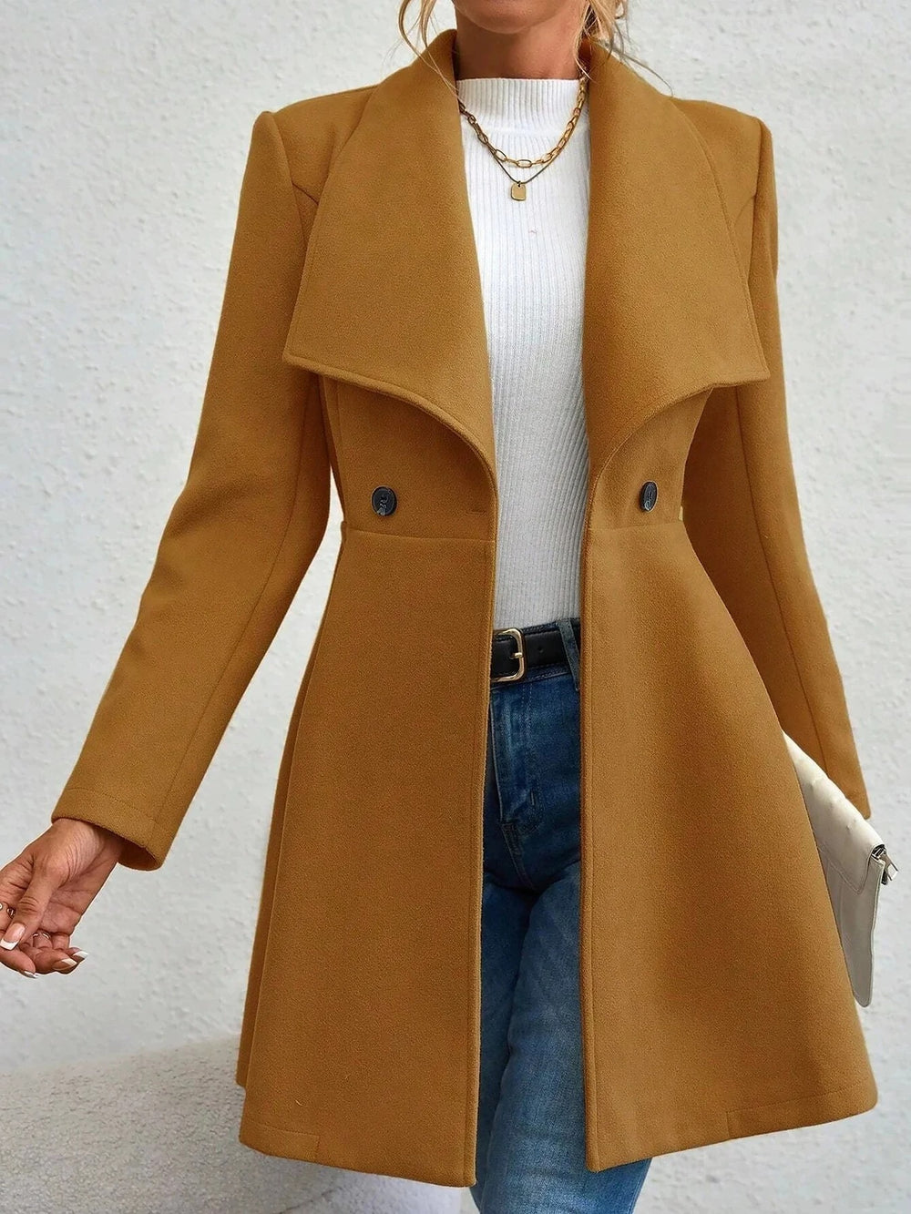 Evelyn™ | Elegant Winter Wool Coat