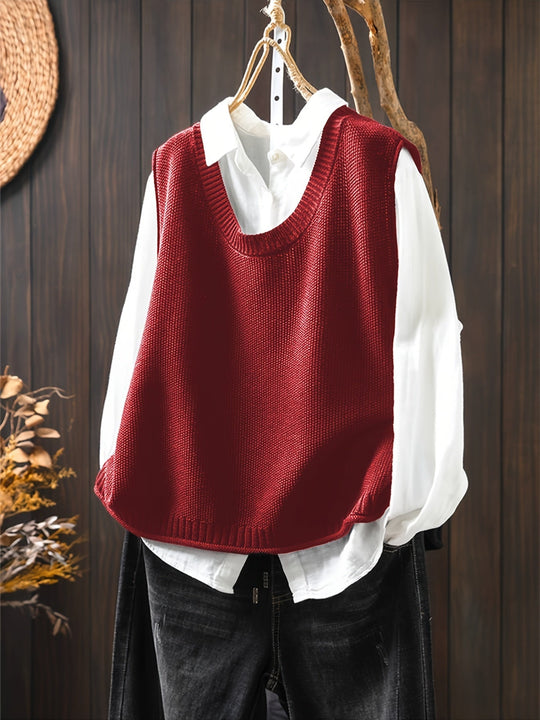 The Classic Knit Layer Vest