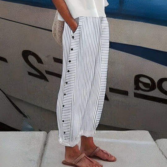 Dagny | Stylish Summer Striped Pants