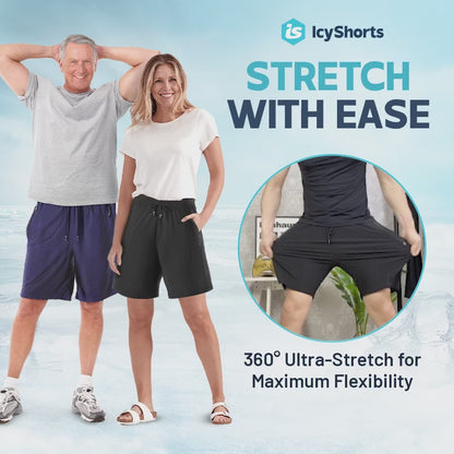 Icy Shorts - Unisex Ice Silk Stretch Quick-Dry Shorts
