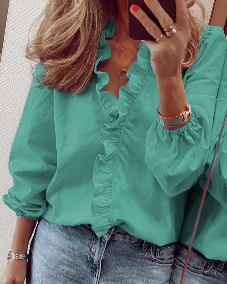Felicity | Elegant Ruffle Detail Blouse